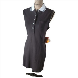 NWT Play Sleeveless Black & White School Girl Style Dress Med